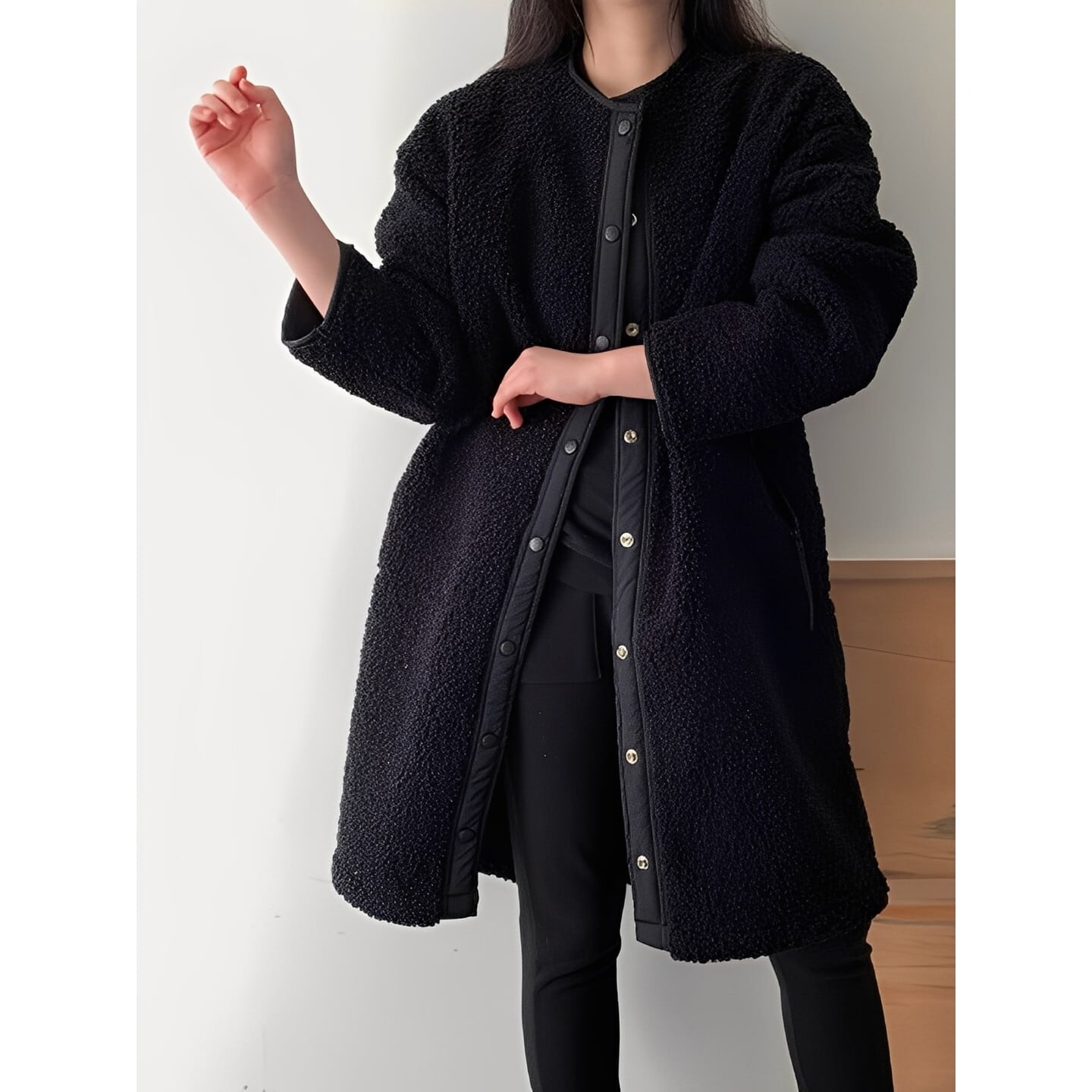 ロングボアコート RA2958