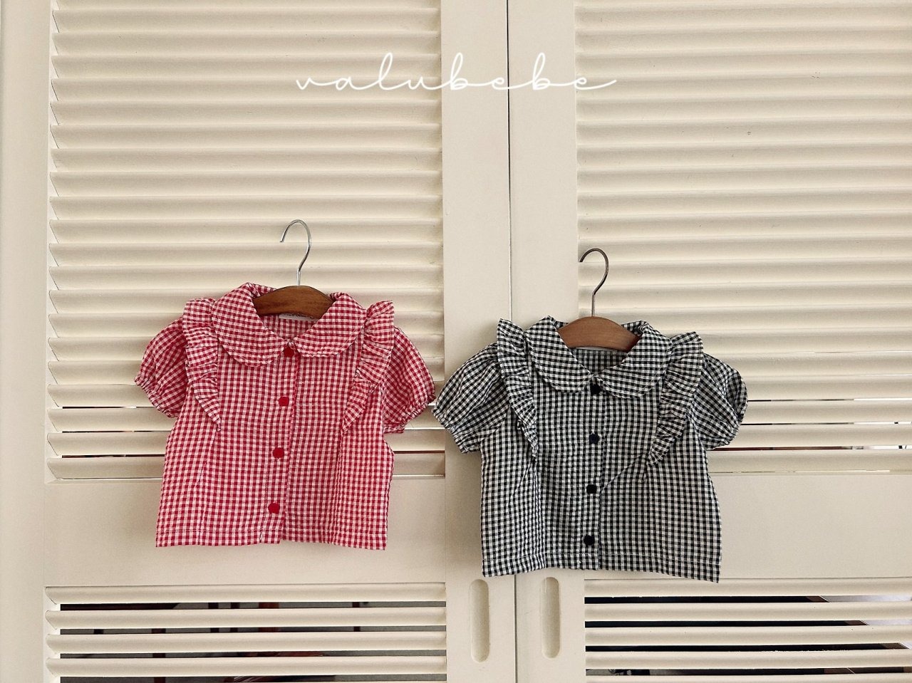 [valubebe] Bandi Check Blouse / [벨루베베] 반디체크블라우스
