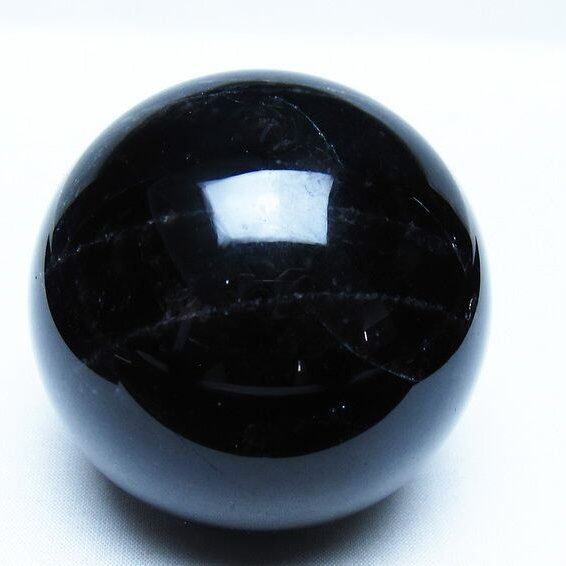 モリオン 黒水晶 丸玉 72mm スフィア 一点物 151-9276