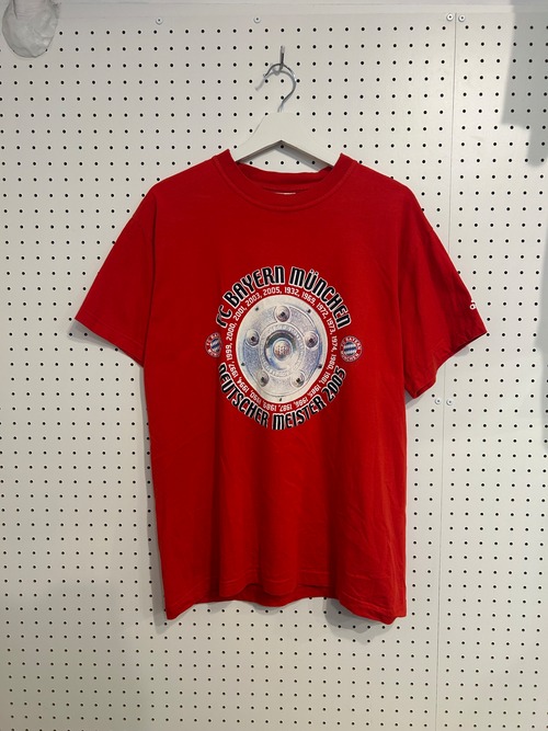 【00s】adidas FC Bayern München 2005 Deutscher Meister T-Shirt