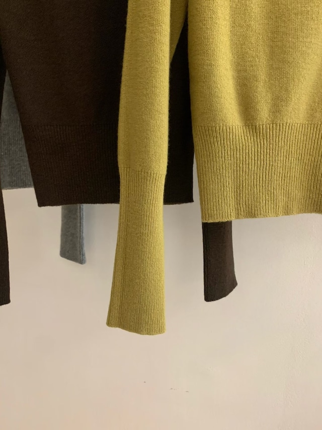 (予約) HAUS / Fos wholegarment knit 3color