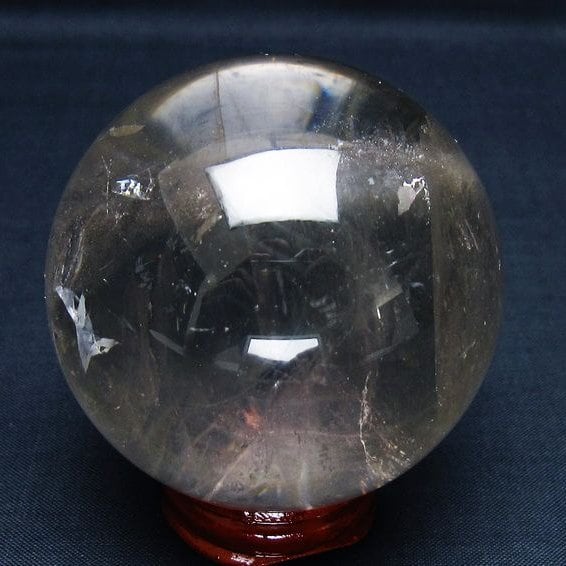 水晶 丸玉 64mm スフィア 置物 水晶玉 一点物 151-9066