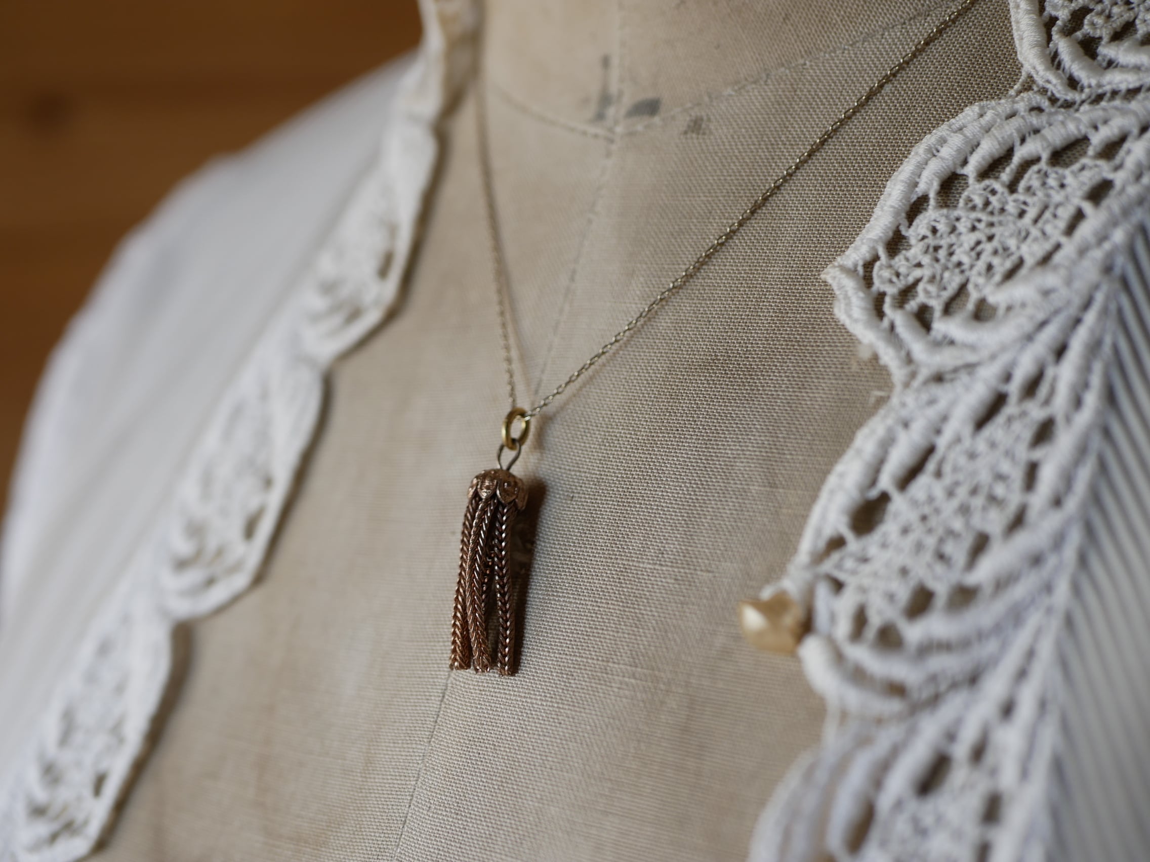 タッセル ネックレストップ フランスアンティーク ブロカント