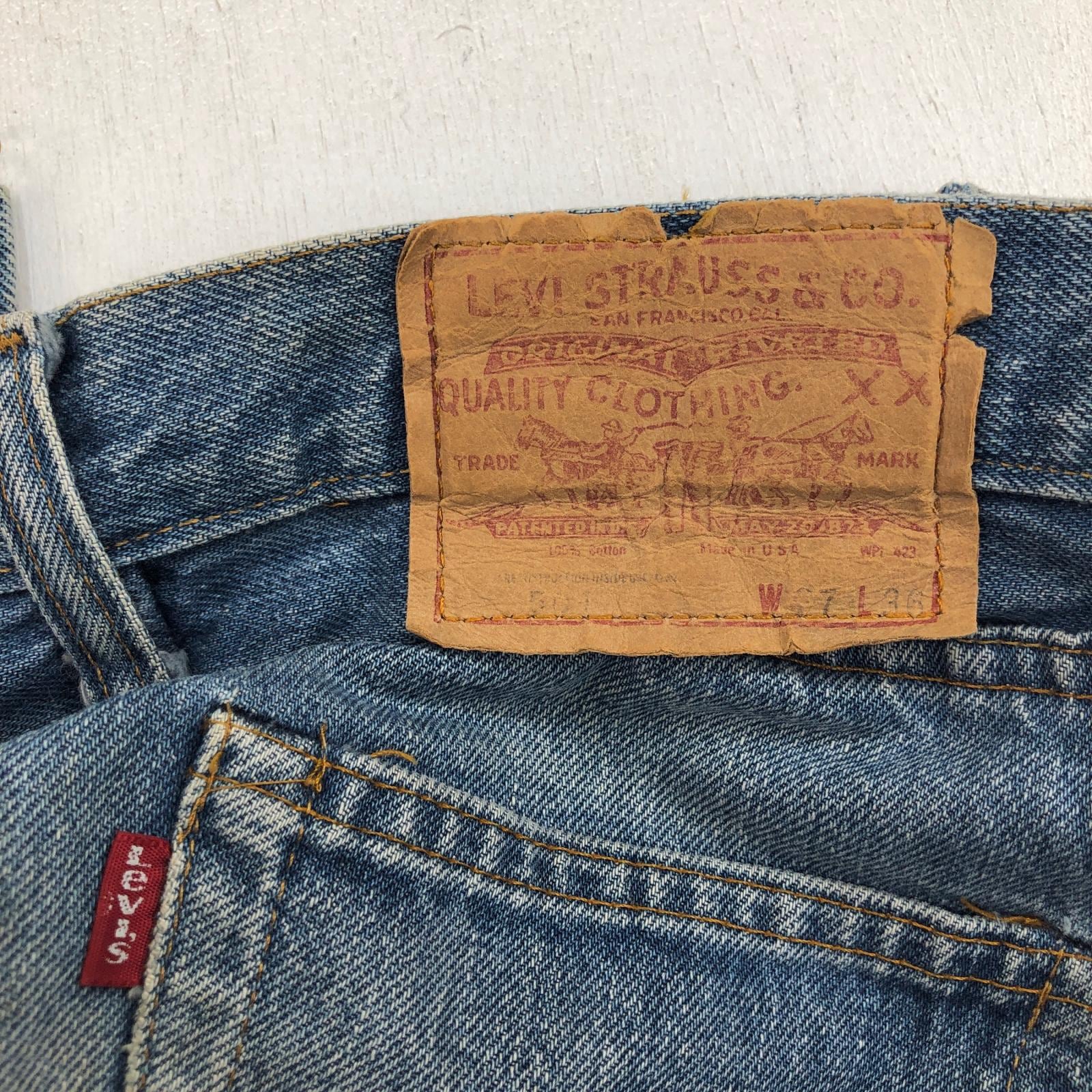 LEVI'S リーバイス 70年代 USA製 501 スモールe 66後期 バックポケット