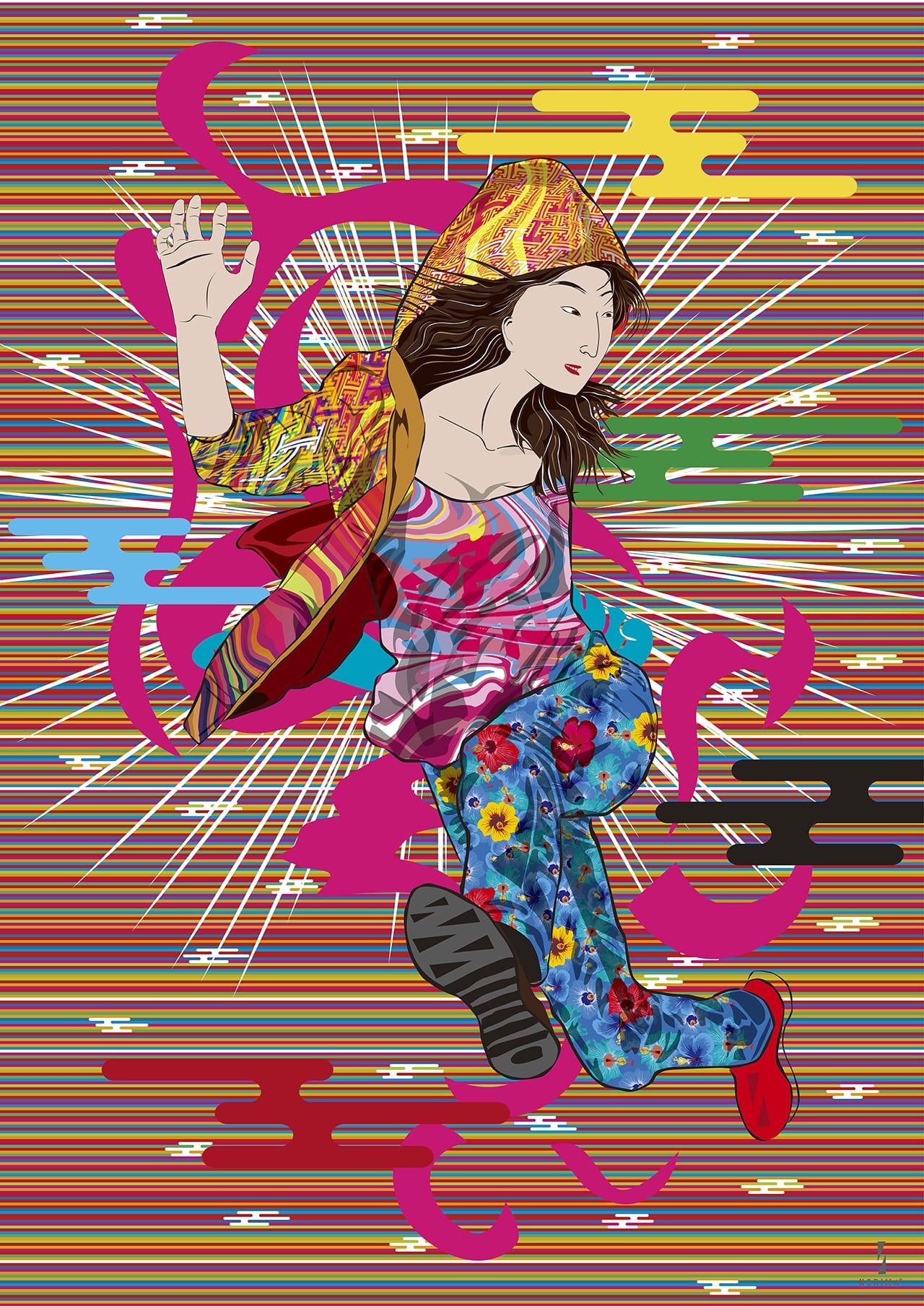 浮世絵シリーズ 踊る美人画ダンサー | NORIMA. Creators Shop 和ポップ