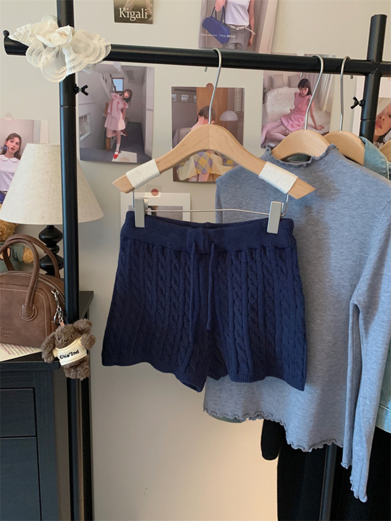 ニットガーリーショートパンツ LK1810