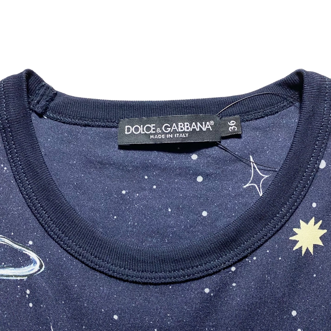 DOLCE&GABBANA “DGmillennials” space print tee