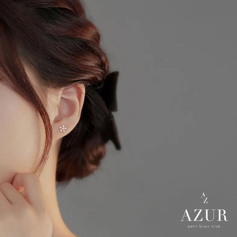 フロレットロゼピアス | AZUR Tokyo（アズールトーキョー）
