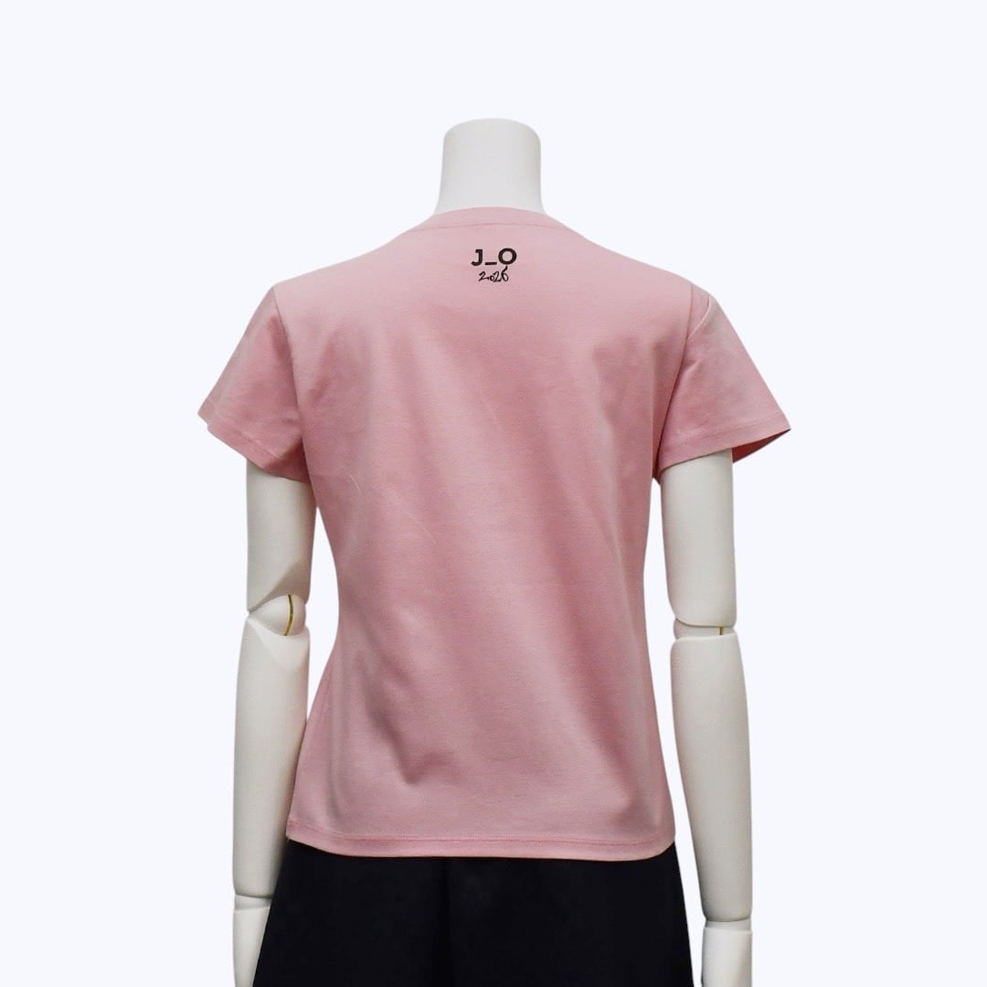J_O ORIGINAL ARTロゴTシャツ【無限ポリクローム×ピンク