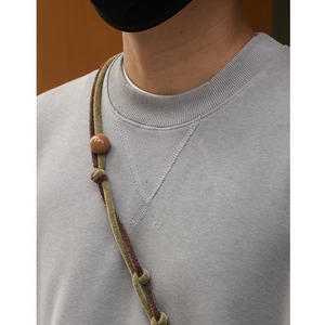 One point crew neck sweatshirt 0448