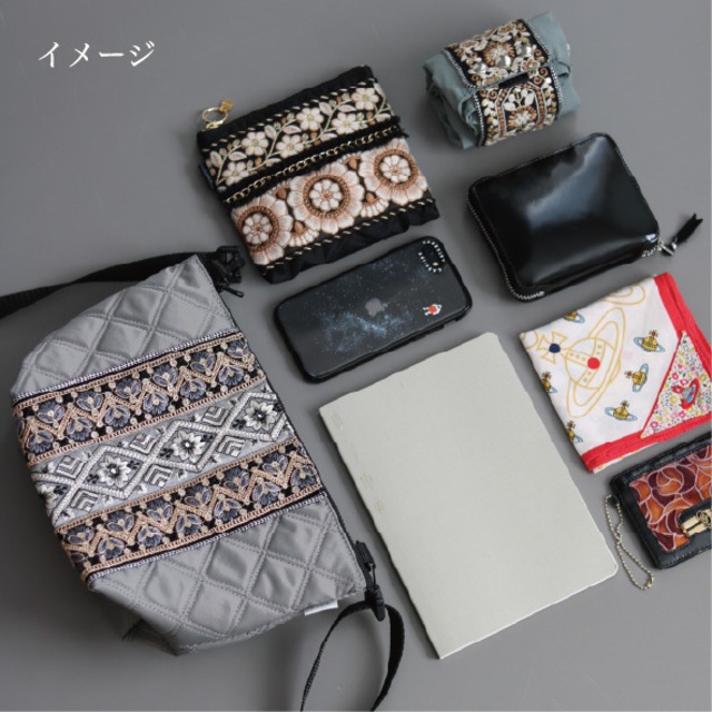 キルティングショルダーバッグ  03（BLACK）