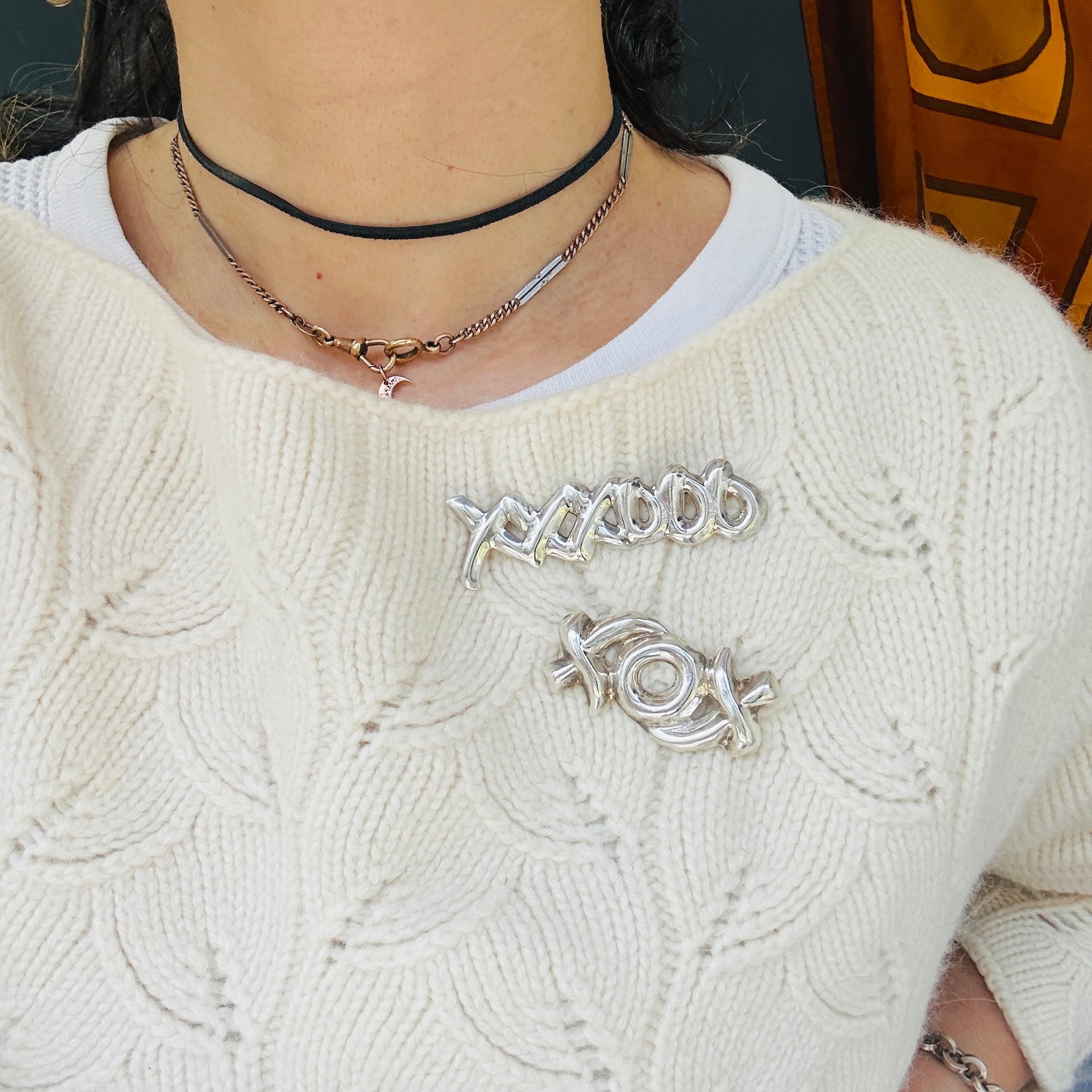 Mexico シルバー925 XXXOOOブローチ | Milo Antiques & Vintage