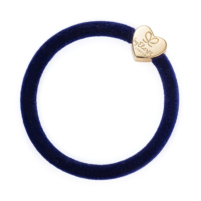 Velvet Gold Heart Navy_V-1-002