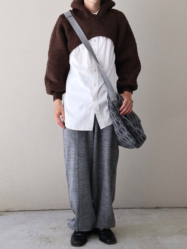【ISA BOULDER】HOODED GRADATION SLEEVE/soil