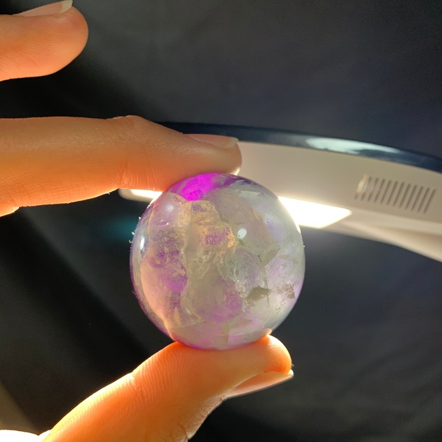  スフィア　バイカラー　フローライト