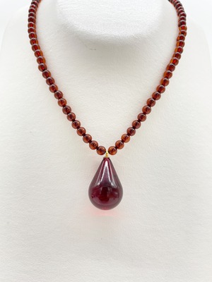 琥珀ネックレス（N-264）