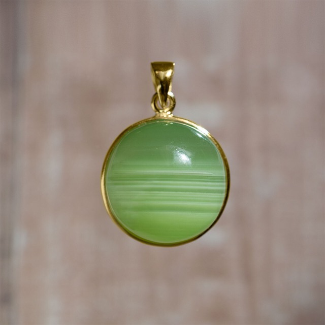 グリーンカルサイト・ペンダントトップ(silver925)