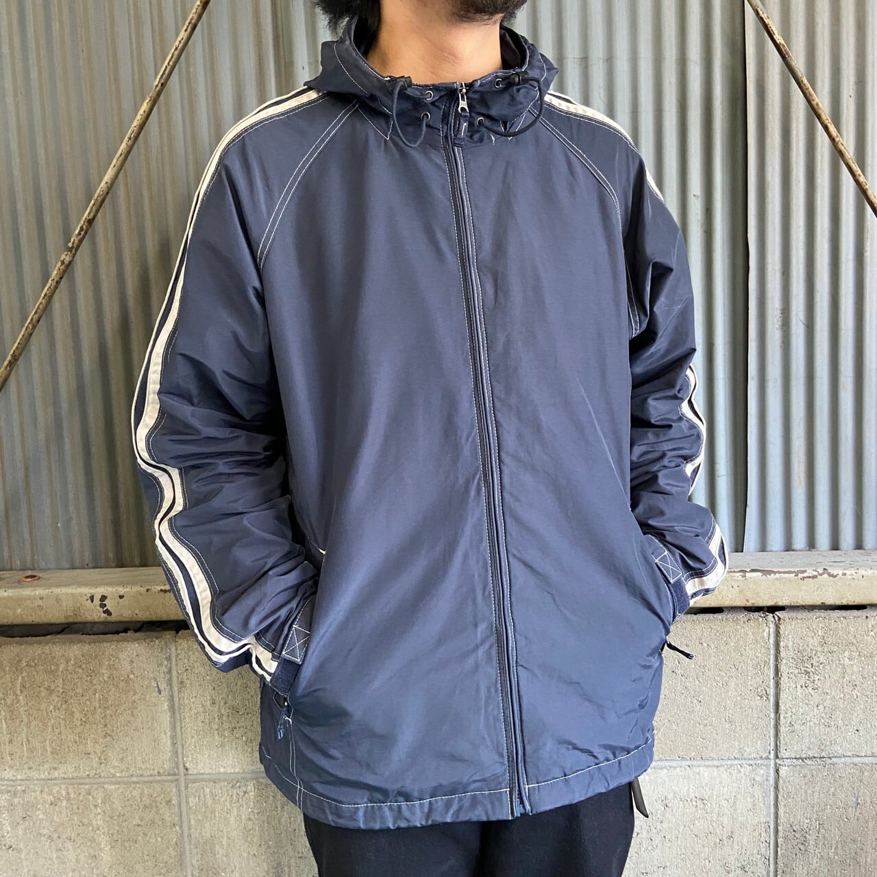 00s y2k old navy shell jaket マウンテンパーカー