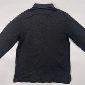 POLO RALPH LAUREN ラルフローレン CUSTOM SLIM FIT 長袖 ポロシャツ XS/グレー メンズ