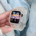 Apple Watchバンド用 グレイシャー 一体型フルカバーケース