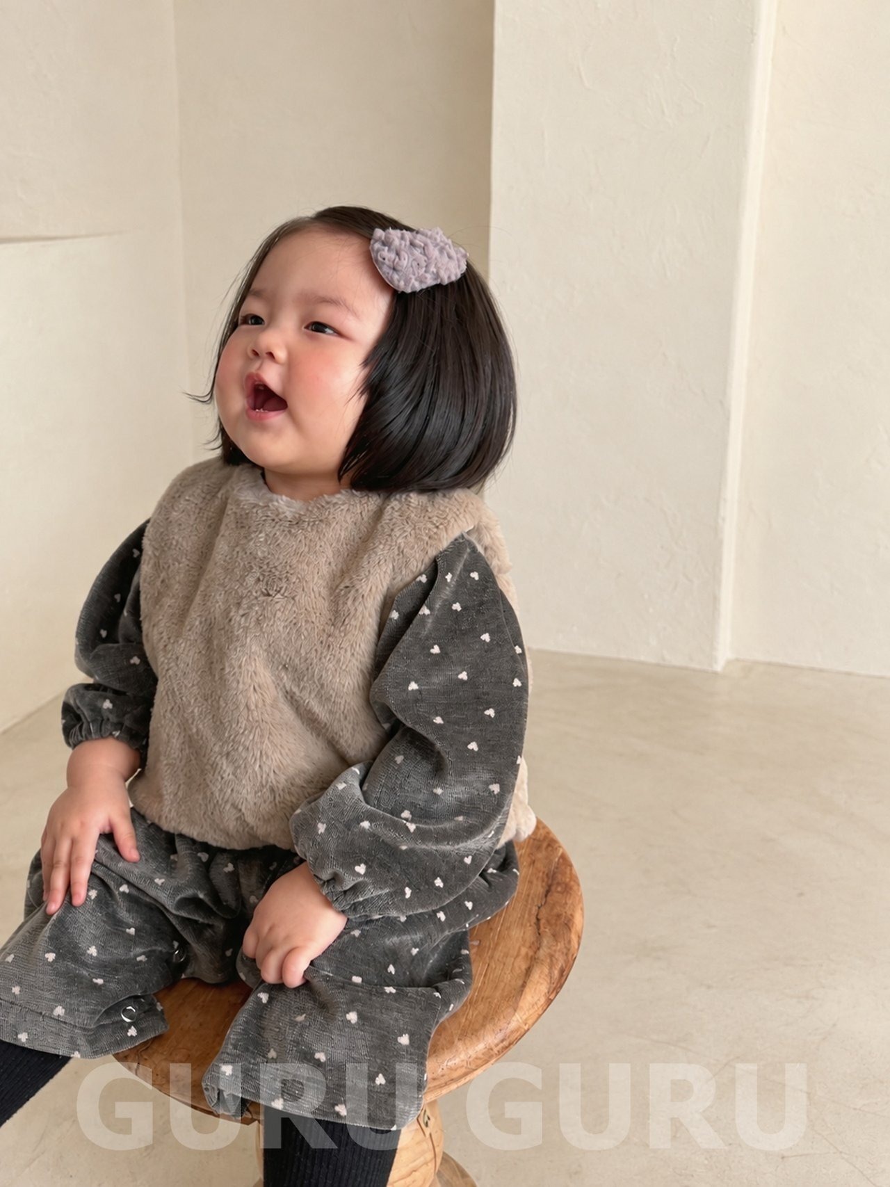 GURUGURU［取寄］velour romper 26winter
