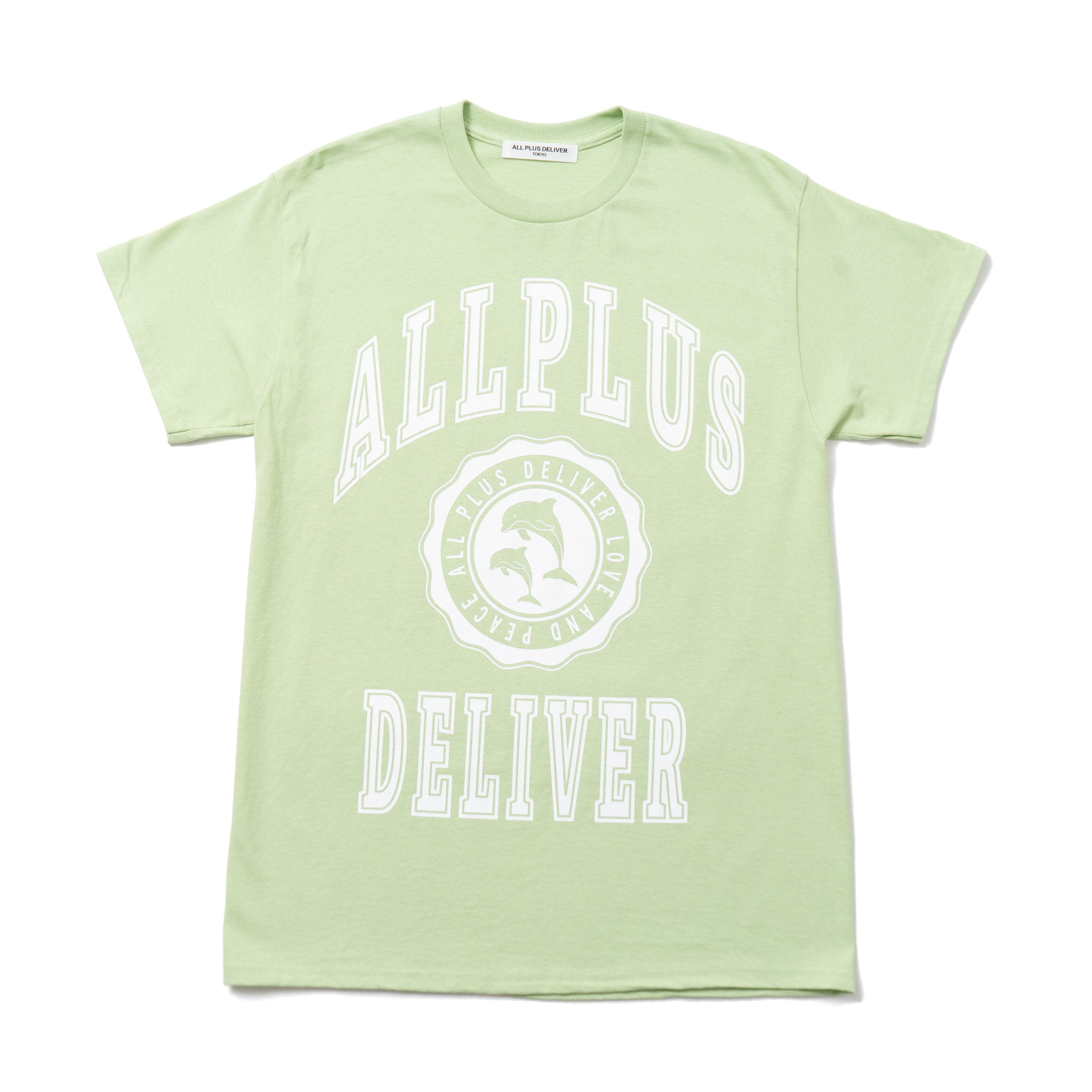 ALPSDR COLLEGE LOGO SS TEE / LIGHT GREEN
