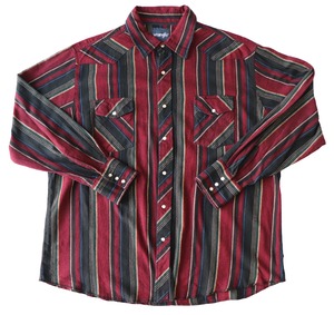 Wrangler western stripy shirt