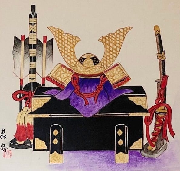 絵画金龍森忠の世界原画