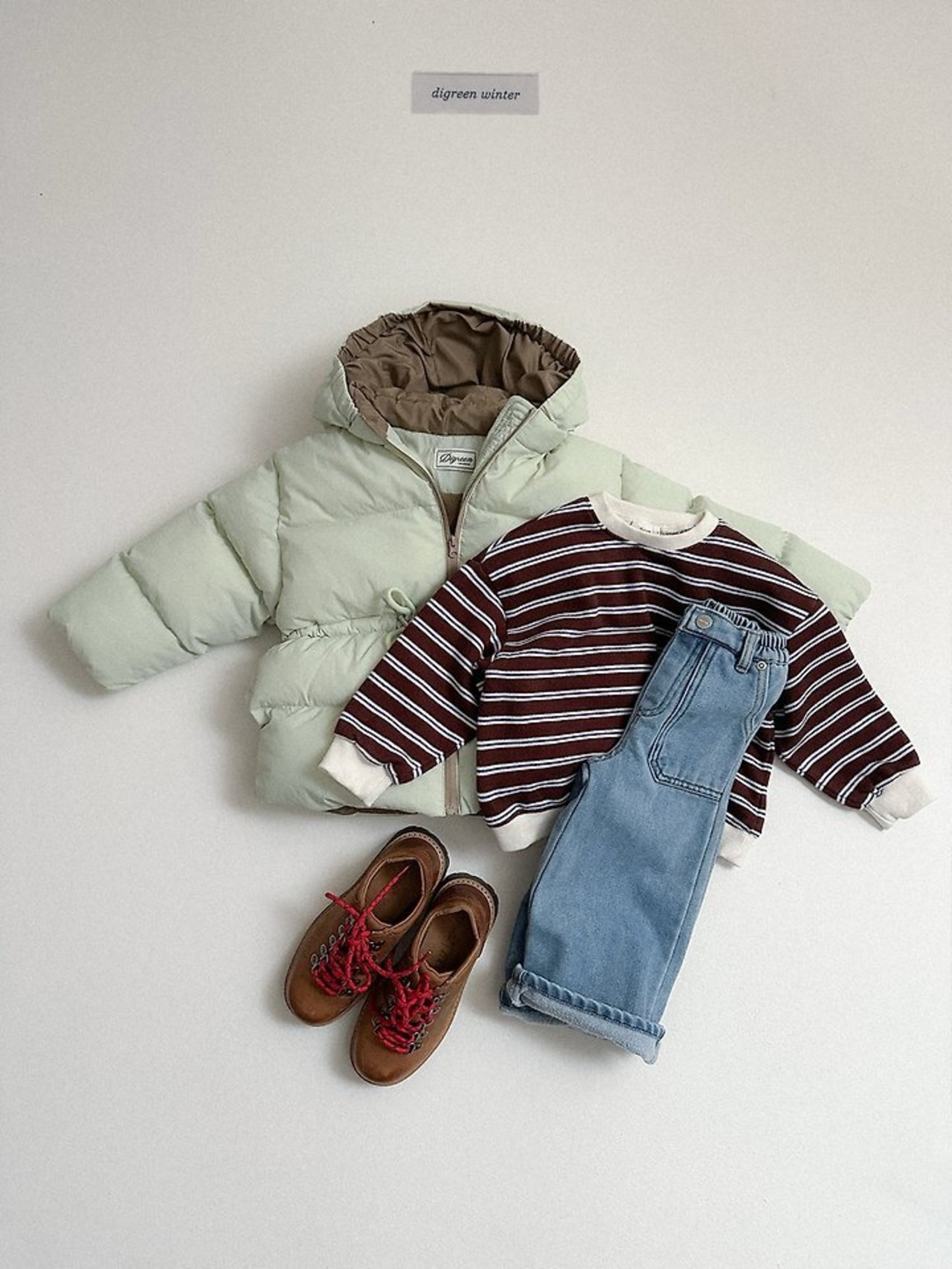 〖取寄〗韓国子供服 / 26winter / Digreen / ファティーグデニム / キッズ / 冬服 *S~2XL*