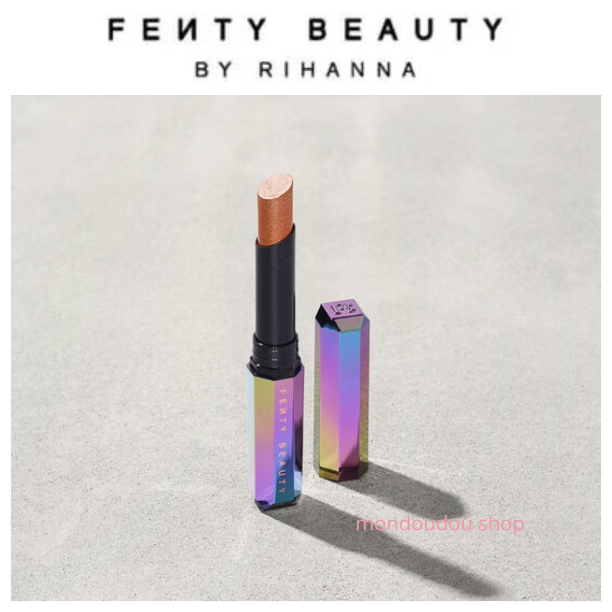 Fenty Beauty Starlit Hyper Glitz Lipstick Swatches Fenty Purple - Main Image