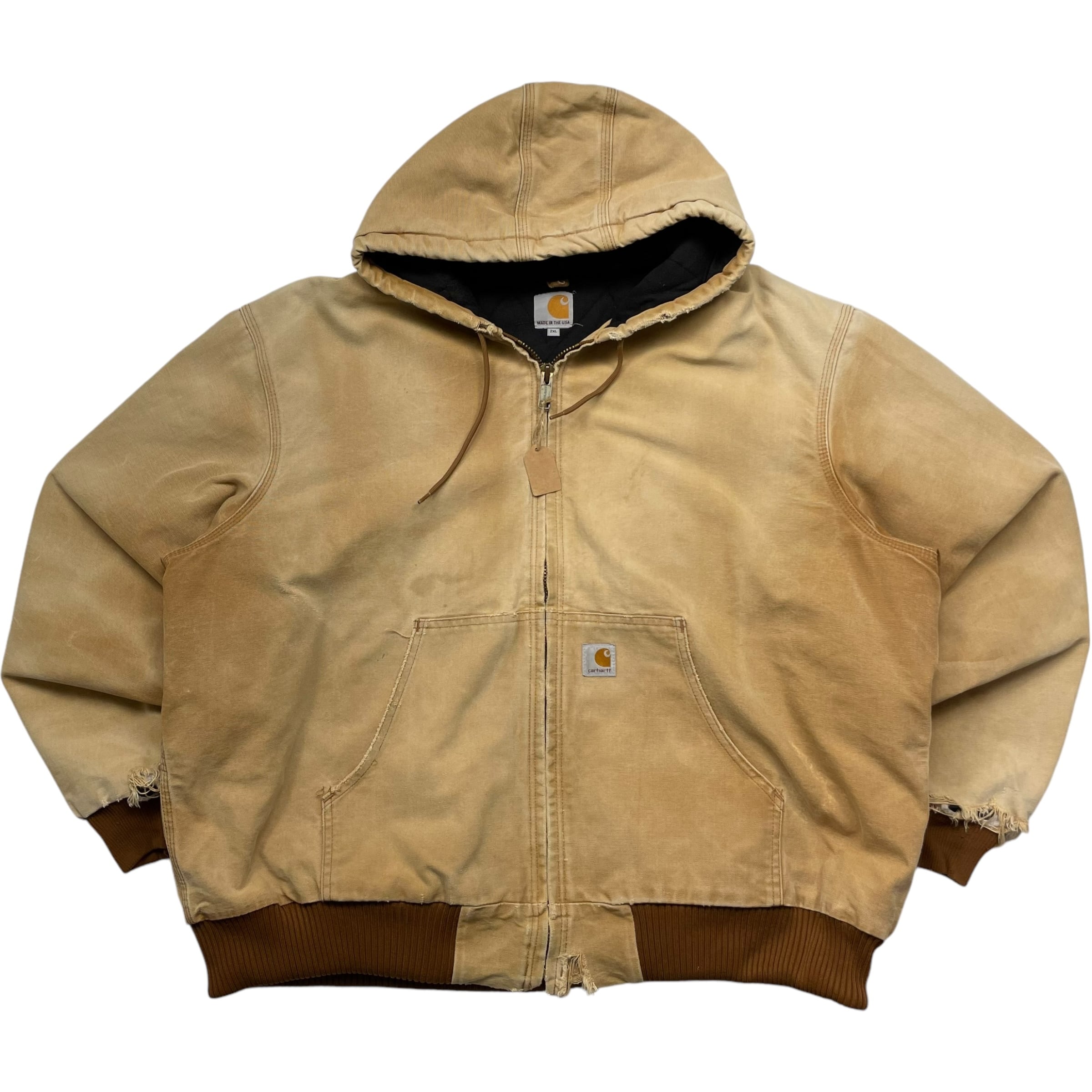 《2XL》 Carhartt カーハート アクティブジャケット ダックジャケット 125周年 USA製 no.4475