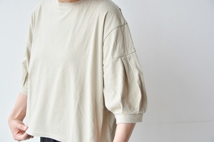 ム SWARM 天竺パフスリーブ5分袖Tシャツ(NS-20210)ピスタチオ【レターパックプラス可】