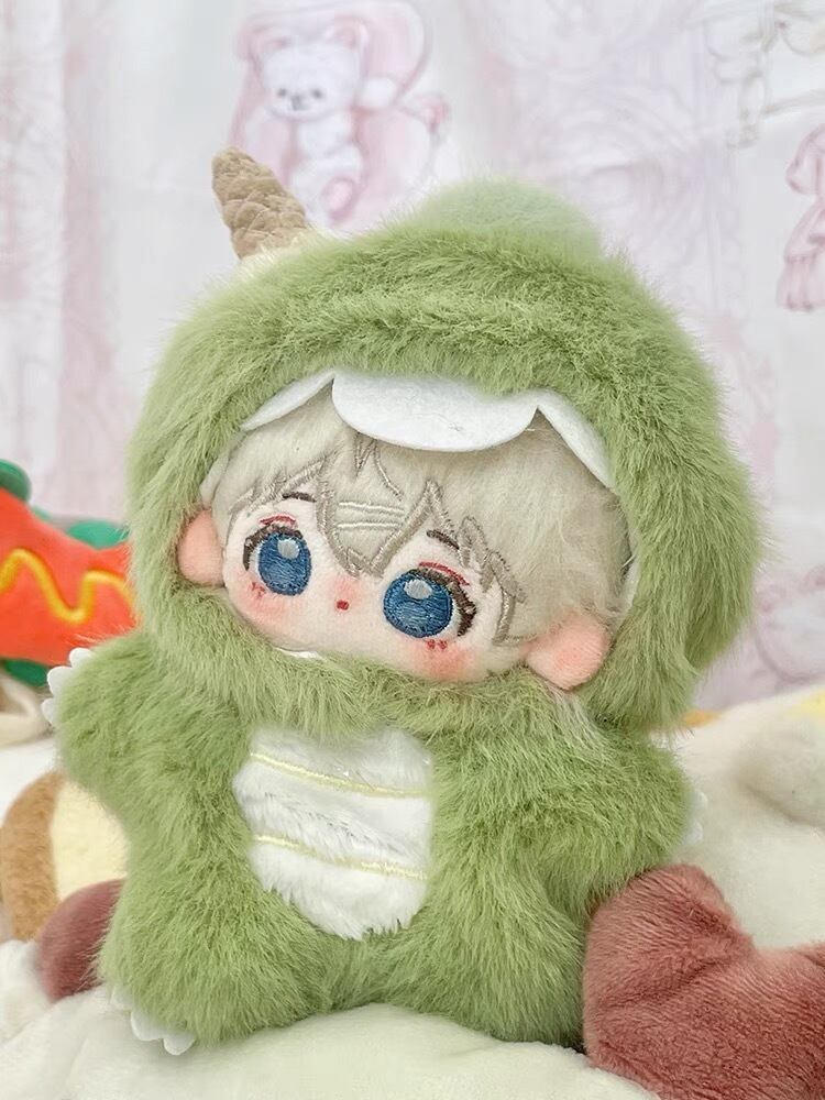✿10cm✿恐竜ちゃん ぬいぐるみ服 ふわふわもふもふ綿人形かわいい着せ
