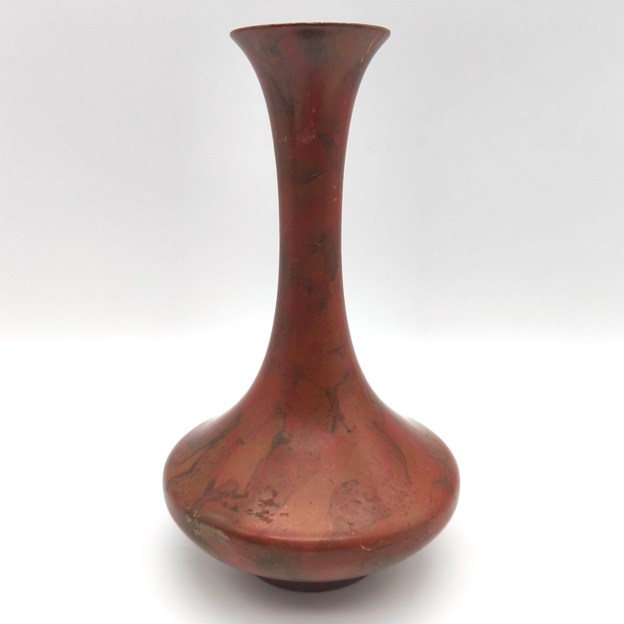 高岡銅器・青銅花瓶・花器・一輪挿し・フラワーベース・No.251123-12
