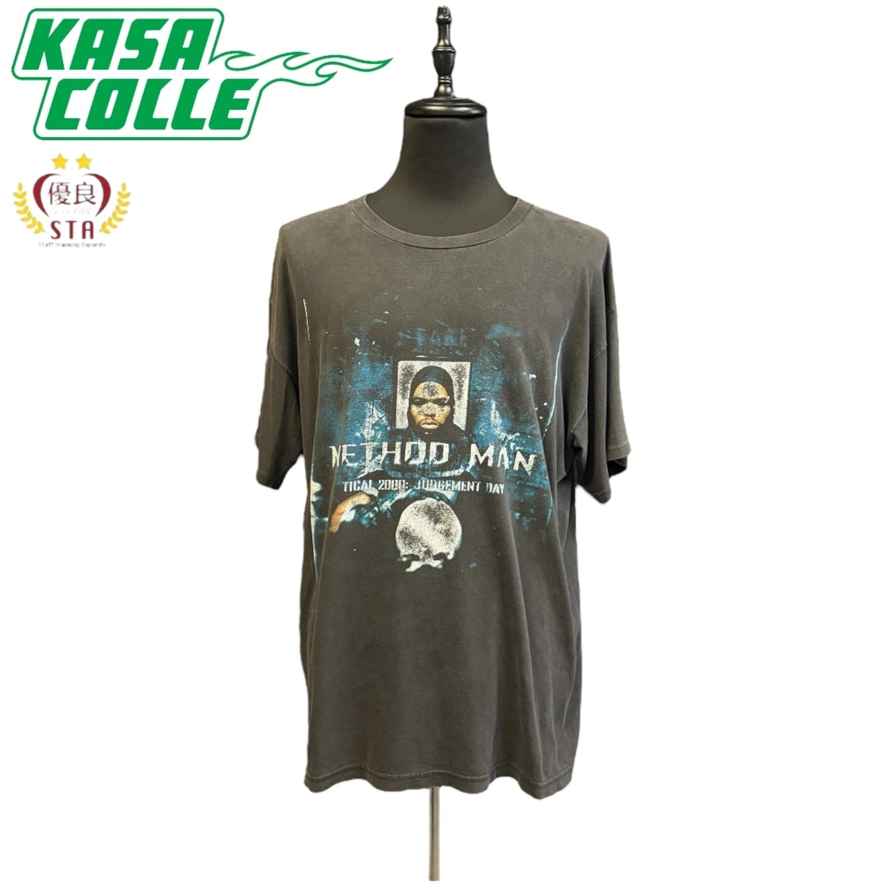 【METHOD MAN】メソッドマン Wu-Tang Clan ウータンクラン 90's Vintage Tシャツ XL