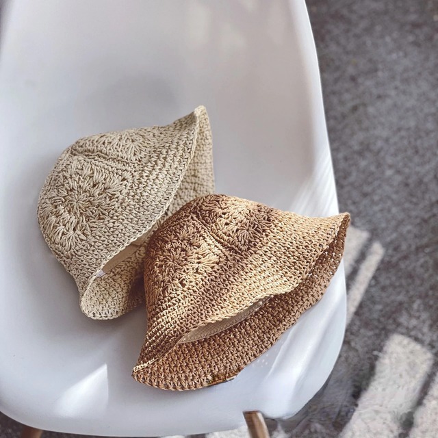 straw hat 〝khaki〟
