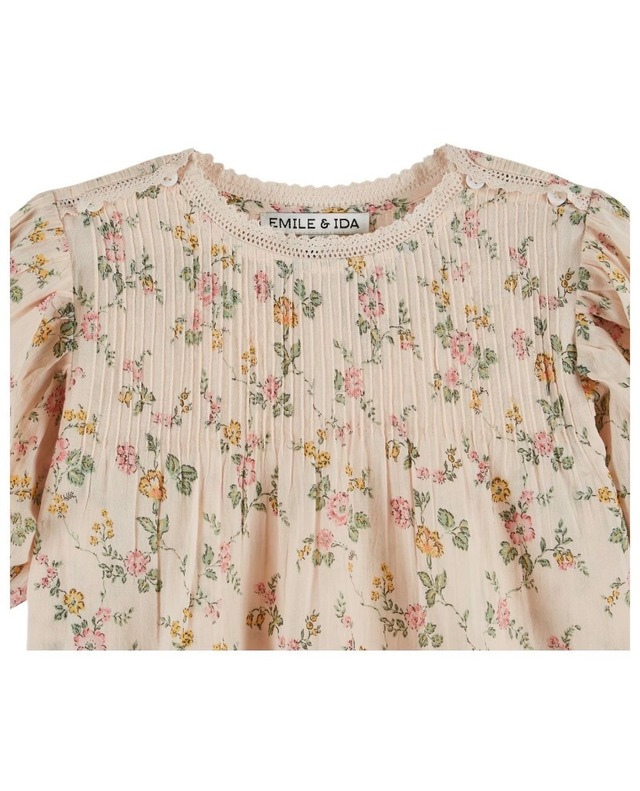 【Emile et Ida】Vintage Rose Blouse