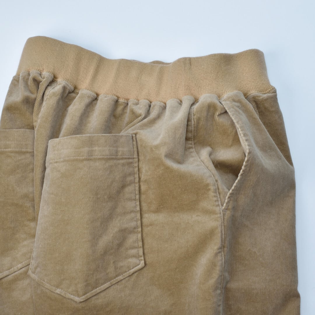Fabrique en planete terre ファブリケアンプラネテール コーデュロイカーブパンツ・ベージュ