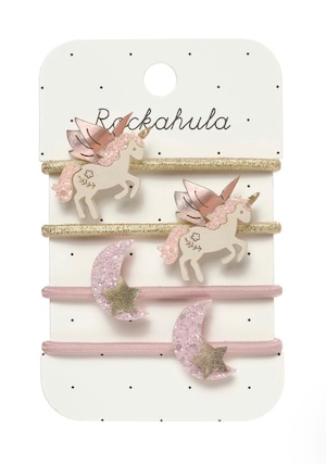 H2682W:Magical Unicorn Ponies-WHITE