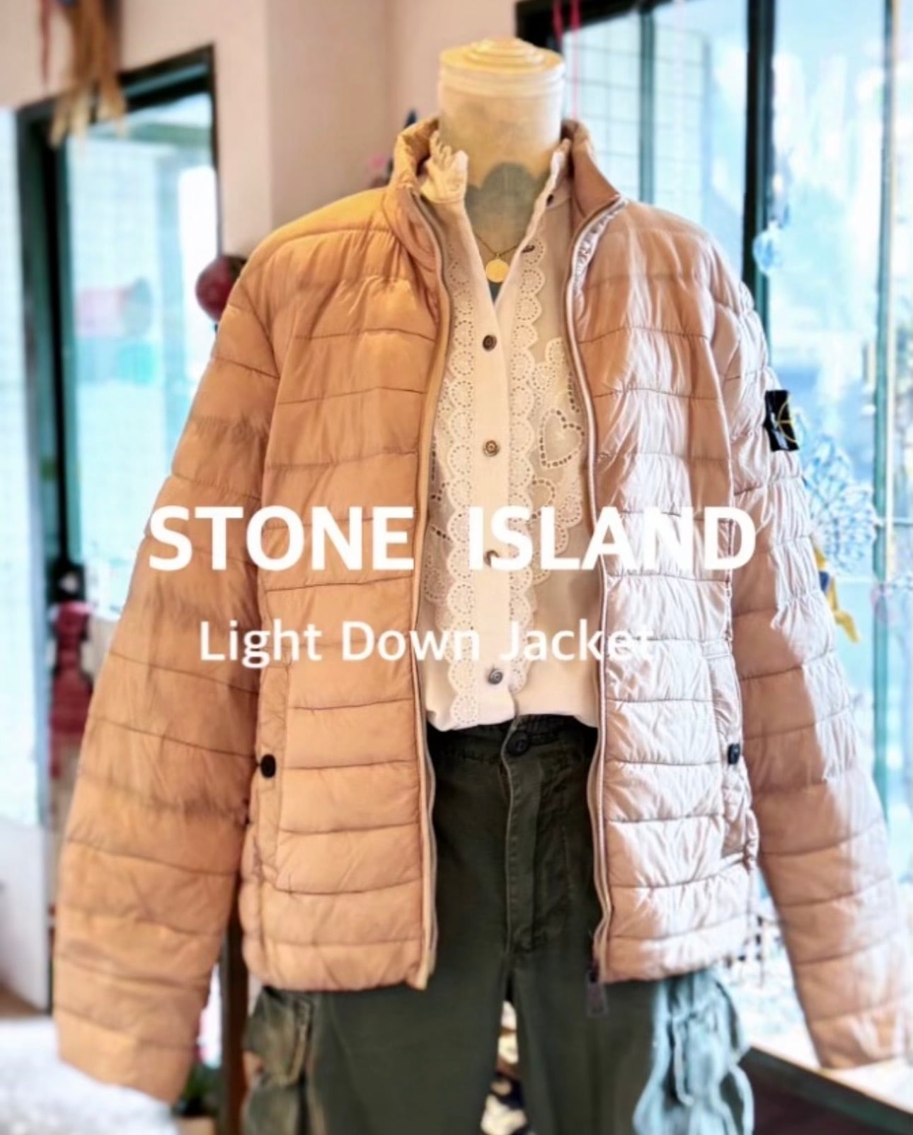 レア】STONE ISLAND ライトダウン Stone Island ストーンアイランド 
