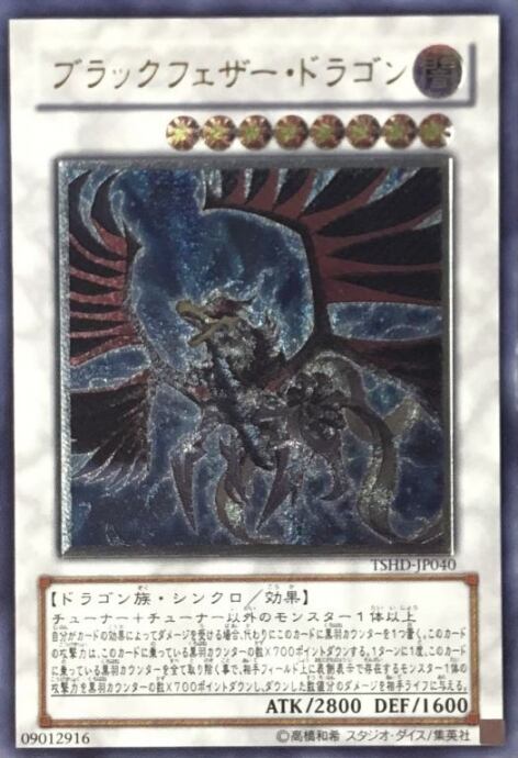 【Cランク】ブラックフェザー・ドラゴン(レリーフ)