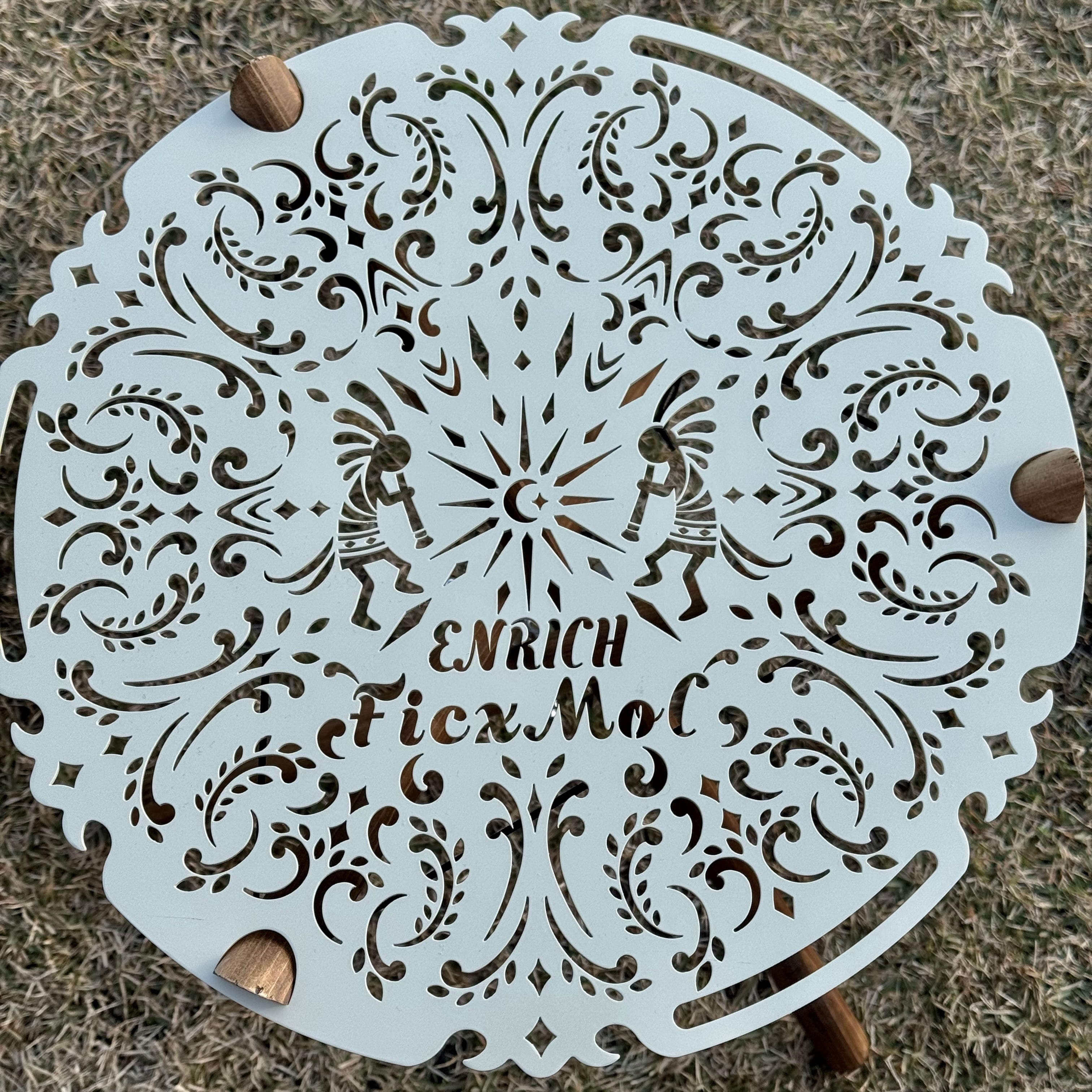 エンリッチ ココペリ サイドテーブル FicxMoC×ENRICHコラボサイドテーブル | ココペリグッズ、キャンプ用品