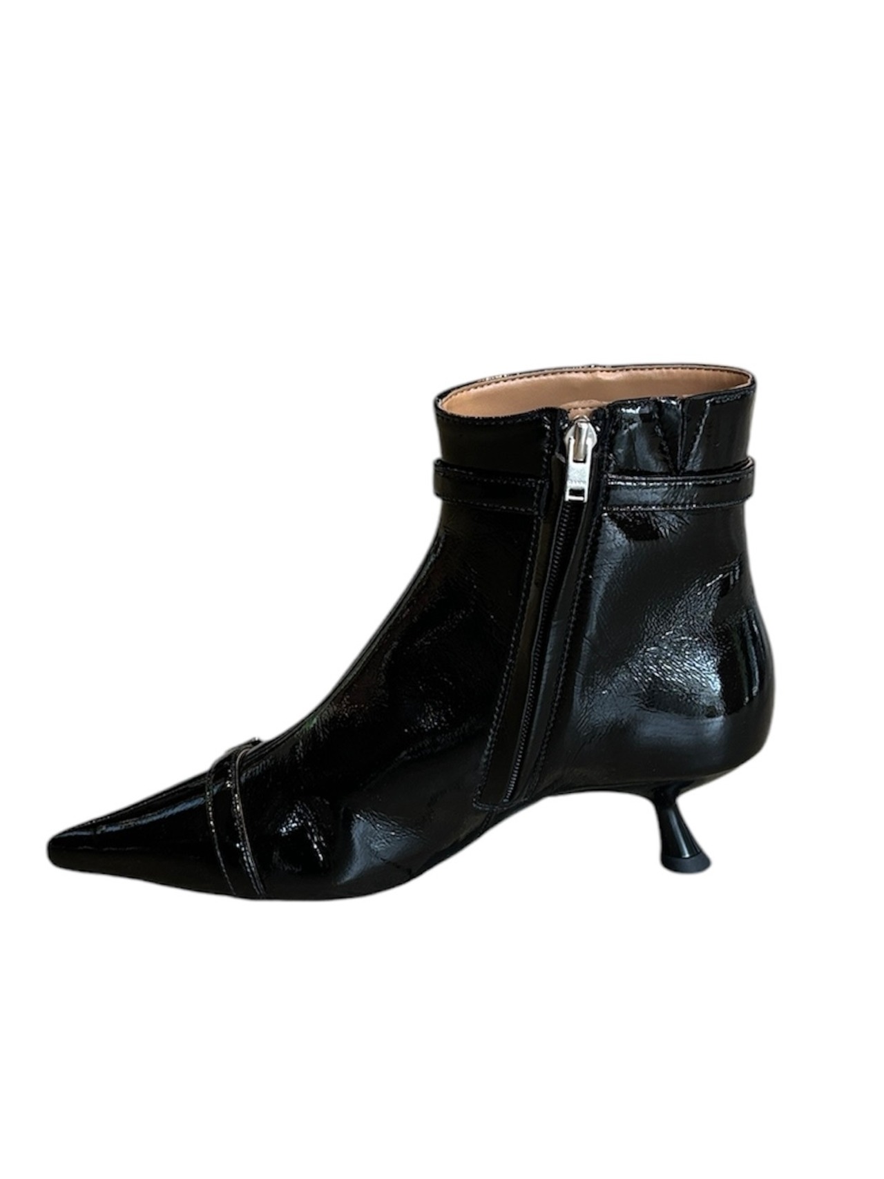 【24AW】GANNI ガニー / EYELETS KITTEN HEEL BOOT NAPLACK - 3