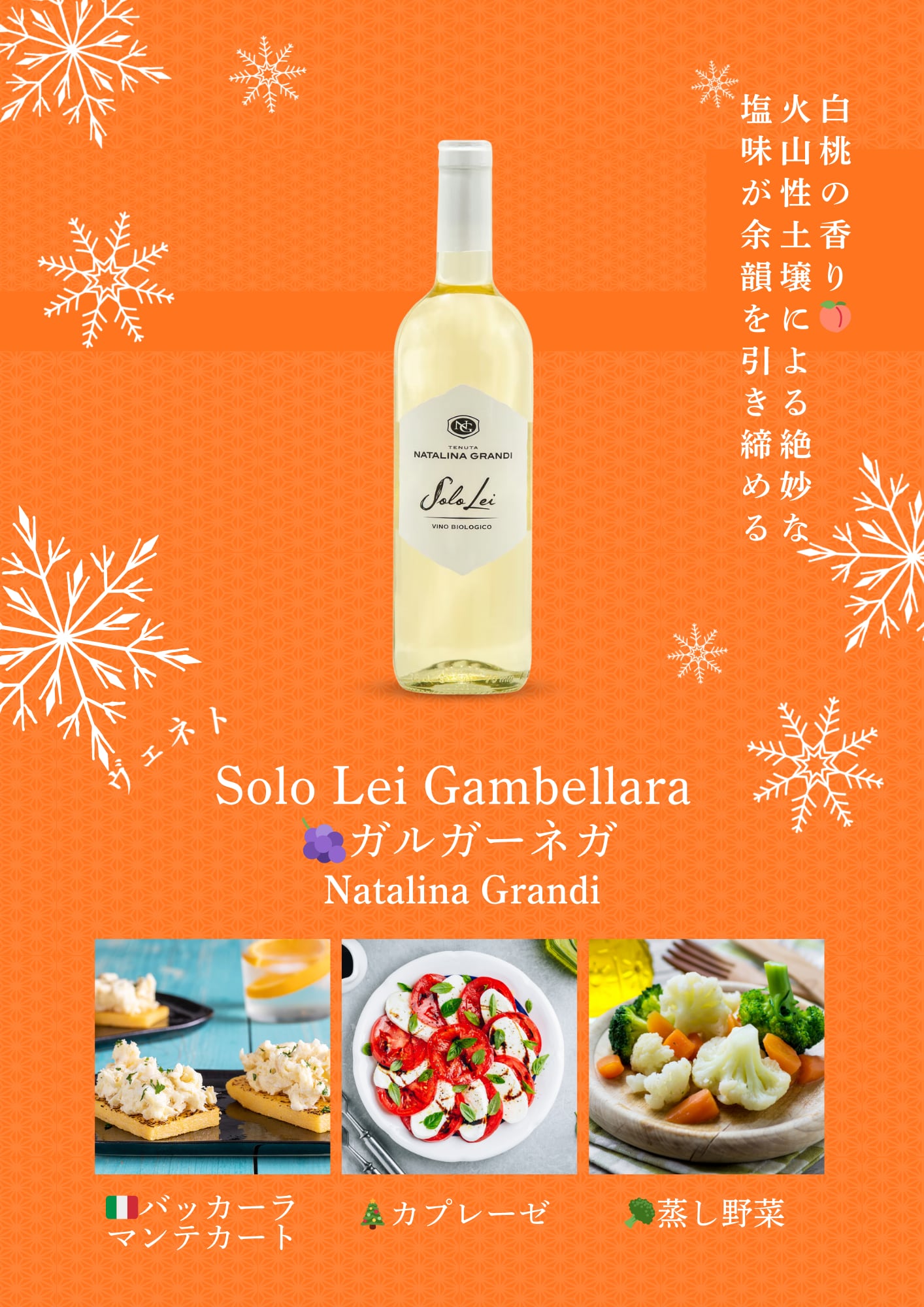 【ペアリング提案付き！】イタリアワインの魔女が贈るクリスマスの晩餐