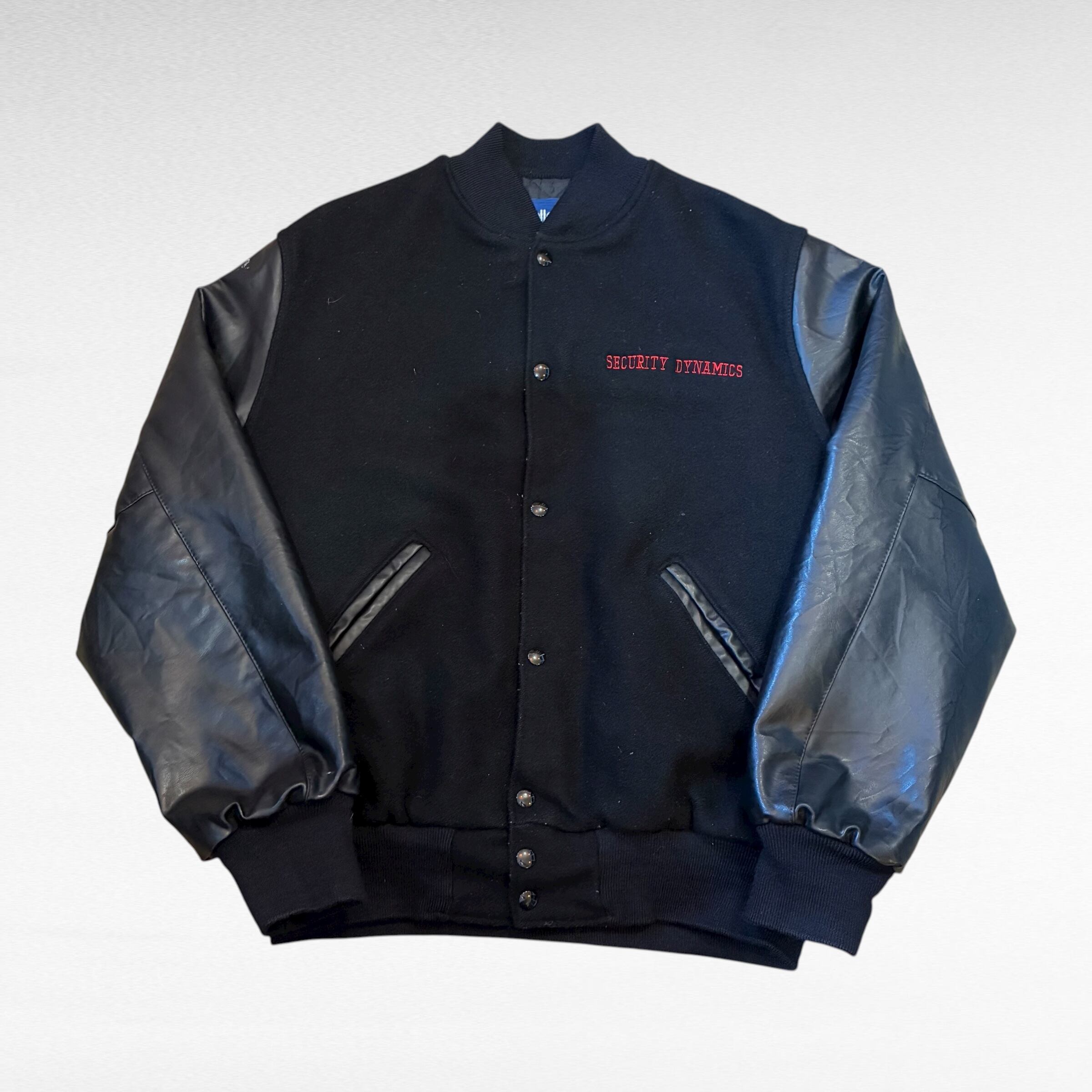 90s holloway all black stadium jacket(made in USA) | 仙台 古着屋