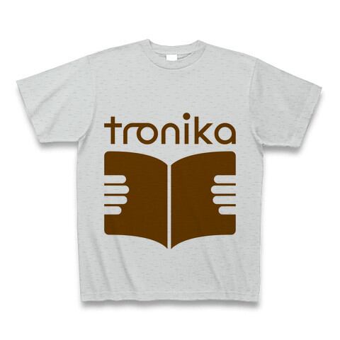 トロニカ　ロゴ　Tシャツ（グレー） - 画像1