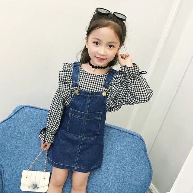 【日本倉庫即納】 デニムサロペット キッズ 膝丈 女の子 ワンピース 子供服 オールインワン