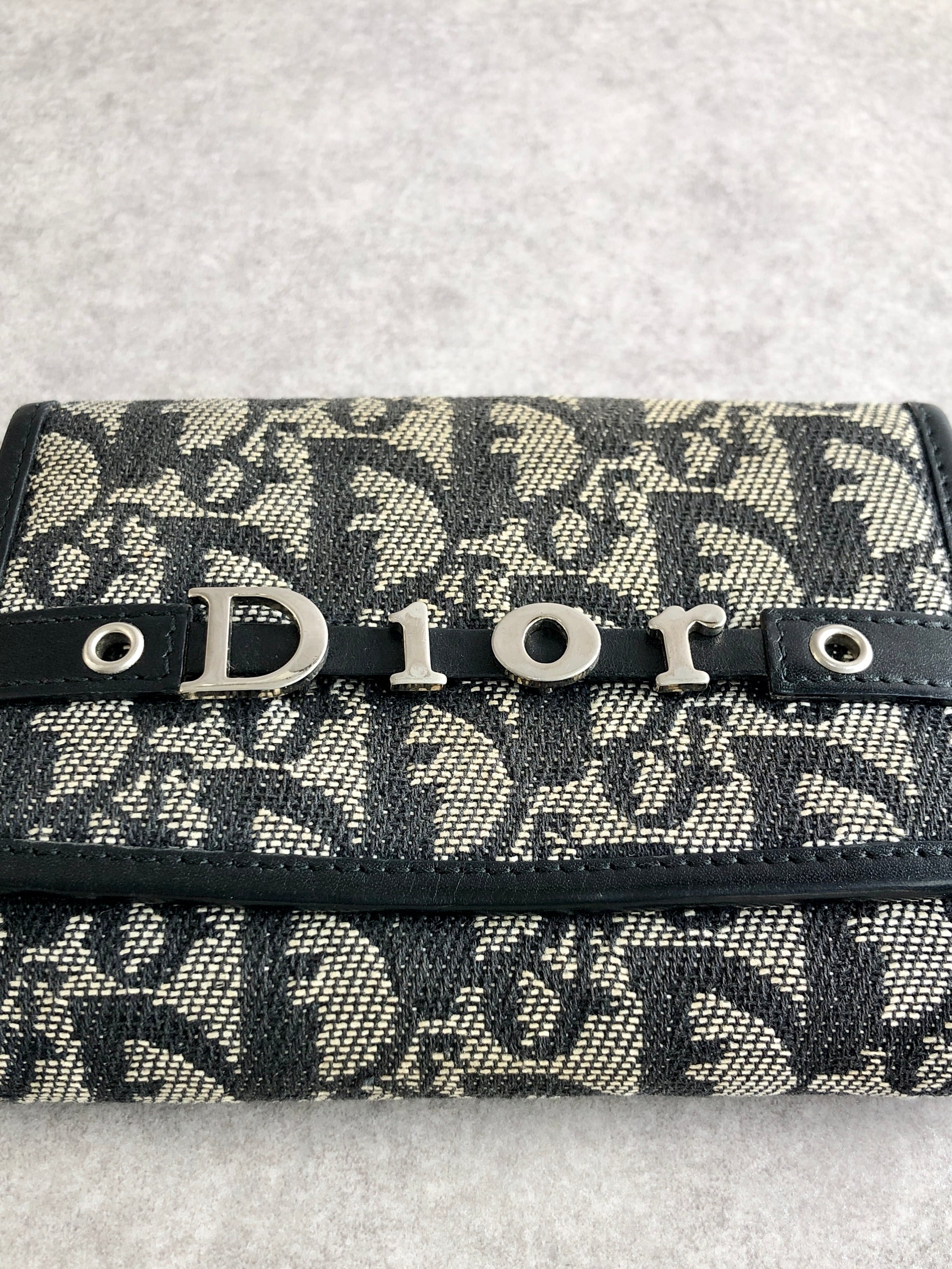 Christian Dior クリスチャン ディオール トロッター 財布 ブラック