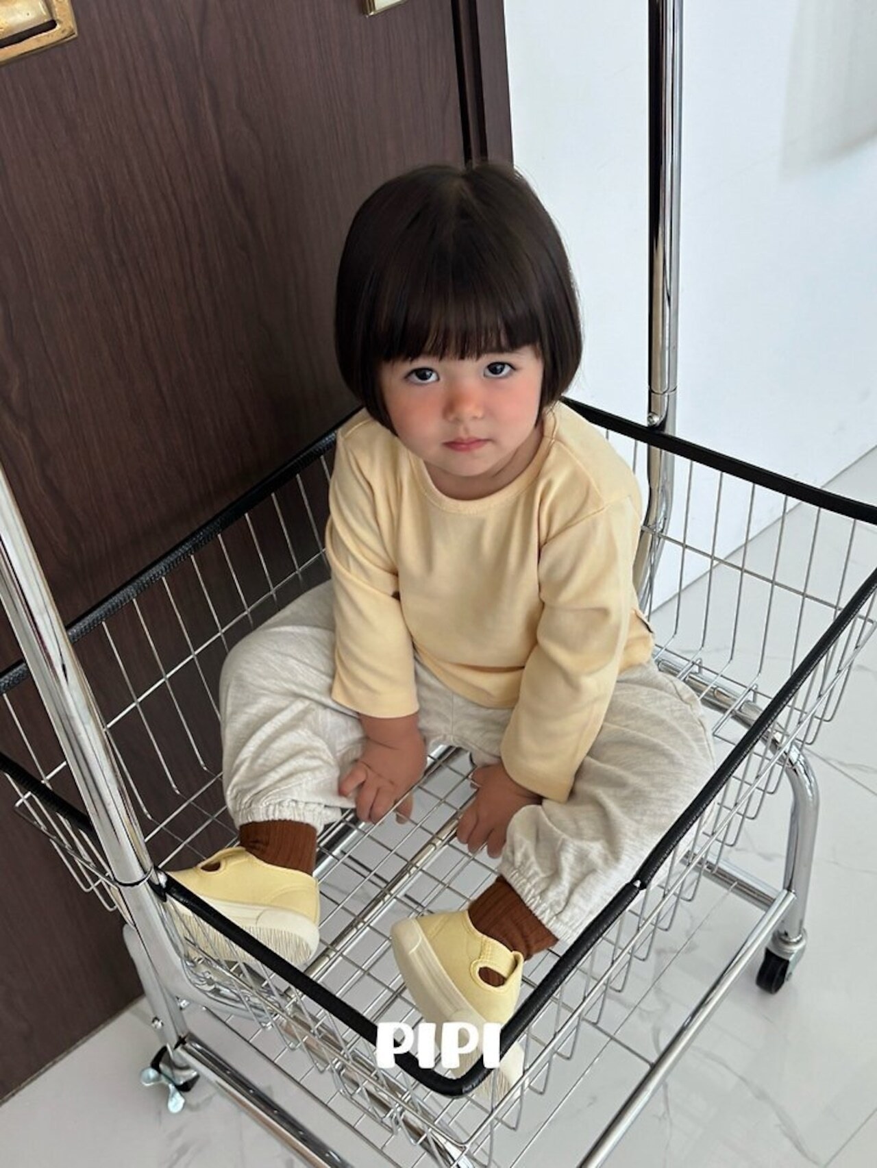 【取寄】PIPIラウンドラッパTシャツ|秋服|韓国子供服|26/AT
