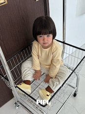 【取寄】PIPIラウンドラッパTシャツ|秋服|韓国子供服|26/AT